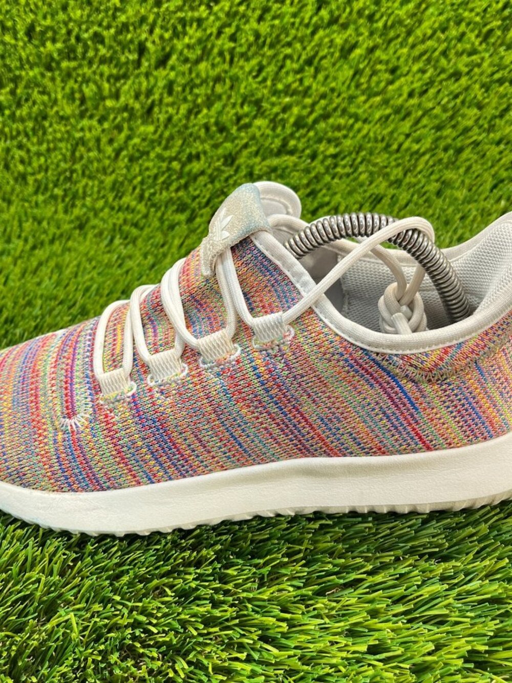 Adidas Tubular Shadow Mens Size 7 Purple Pink White Athletic Shoes Sneakers - Picture 3 of 10